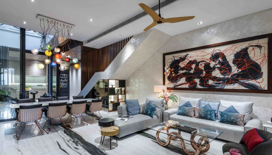 Cần cho thuê shophouse khu đô thị Đại Kim Định Công hướng Tây Bắc, diện tích 150m2, đủ nội thất